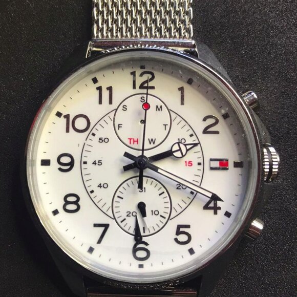 Tommy Hilfiger 1791233 Jake Multi-Function Men’s Watch – White Dial - Picture 1 of 8